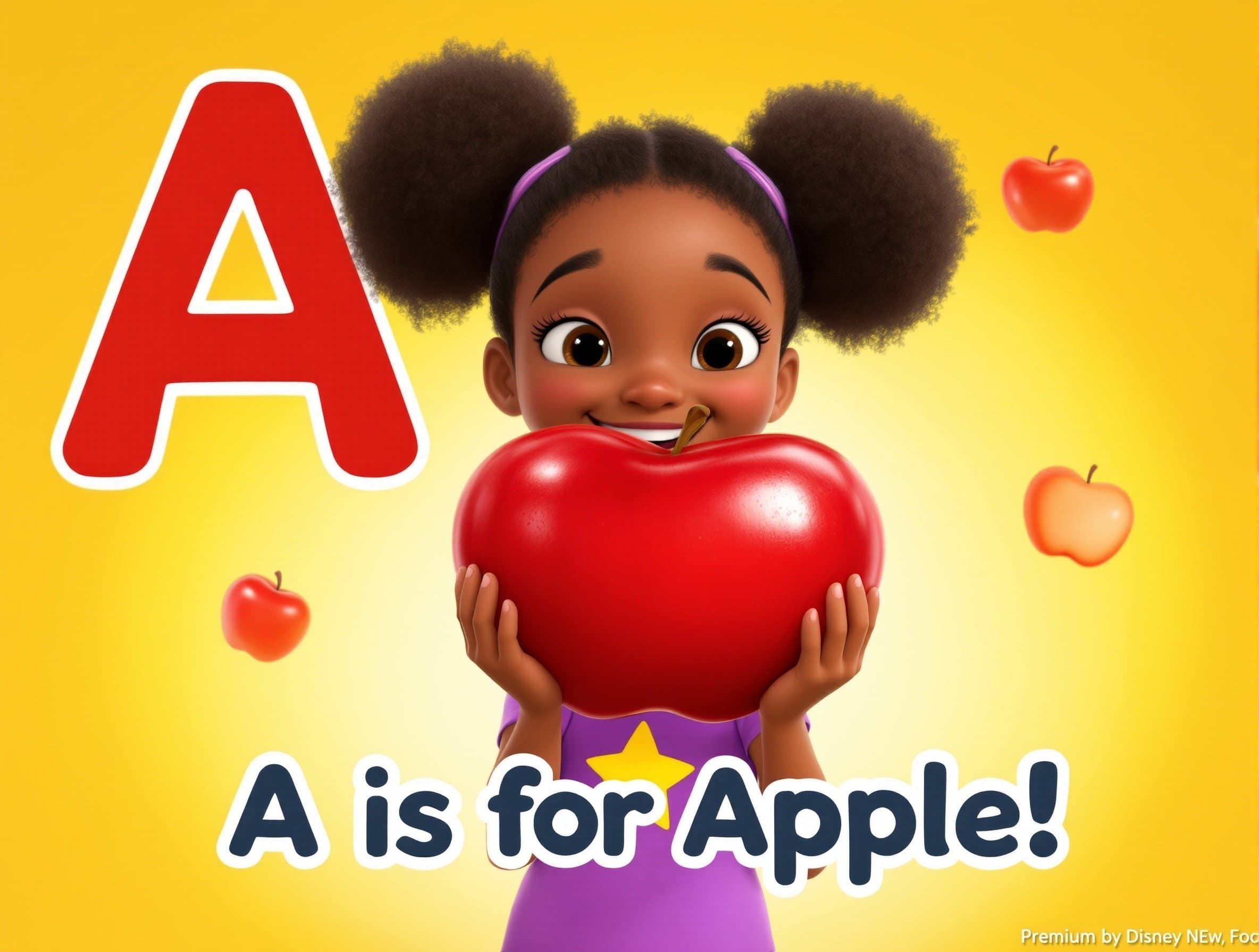 Letter A — Apple