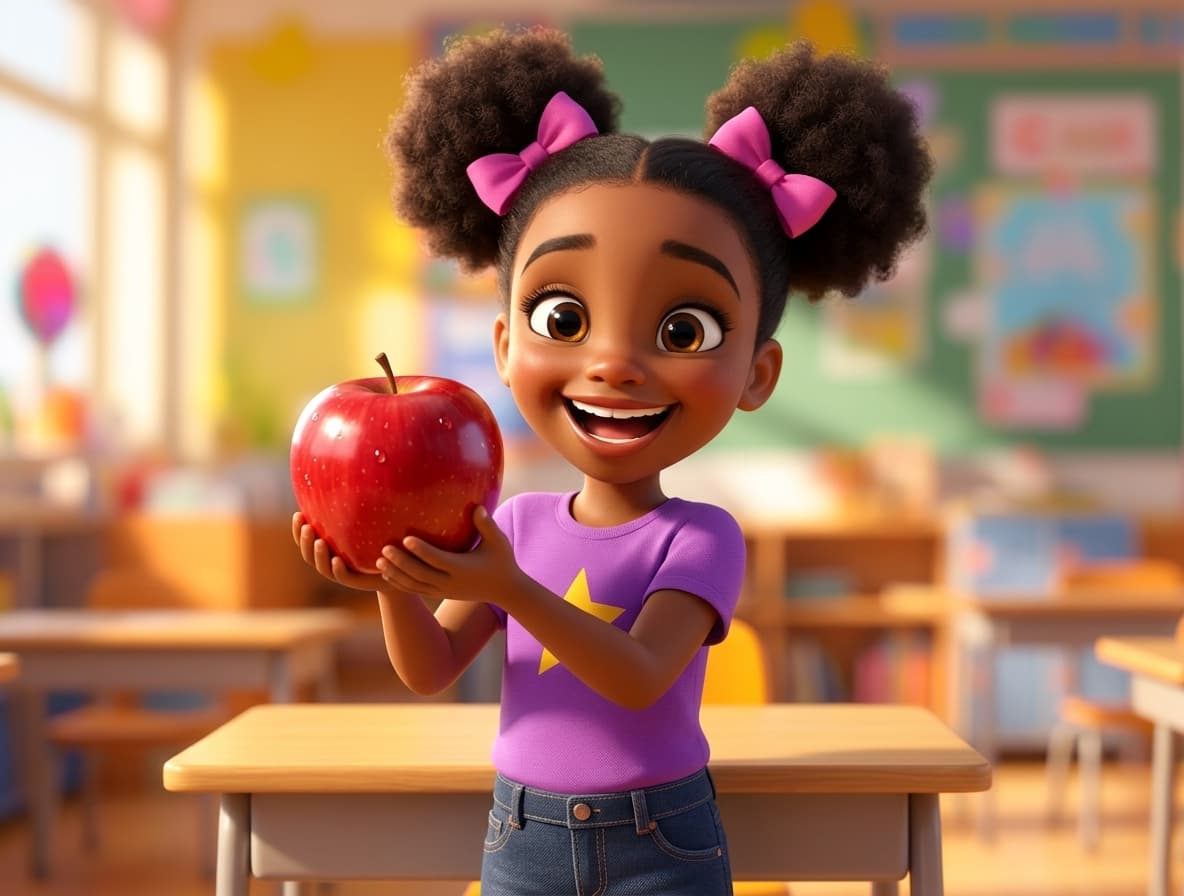Letter A — Apple